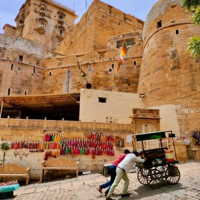 murallas en Jaisalmer