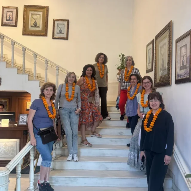 turistas en india