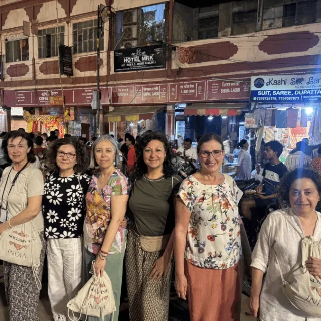 turistas en India